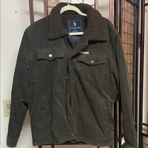U.S. Polo Assn. Men's Chocolate Brown Corduroy Jacket